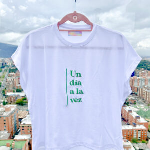 CAMISETA BLANCA MUJER ALGODON